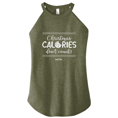 Christmas Calories Color Rocker Tank