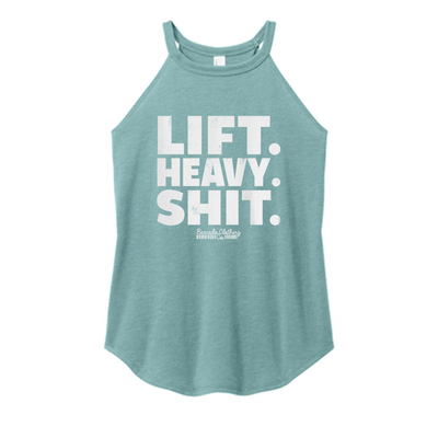 Lift Heavy Shit Color Rocker Tank