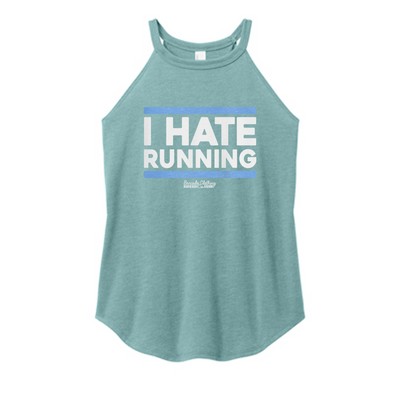 I Hate Running Color Rocker Tank