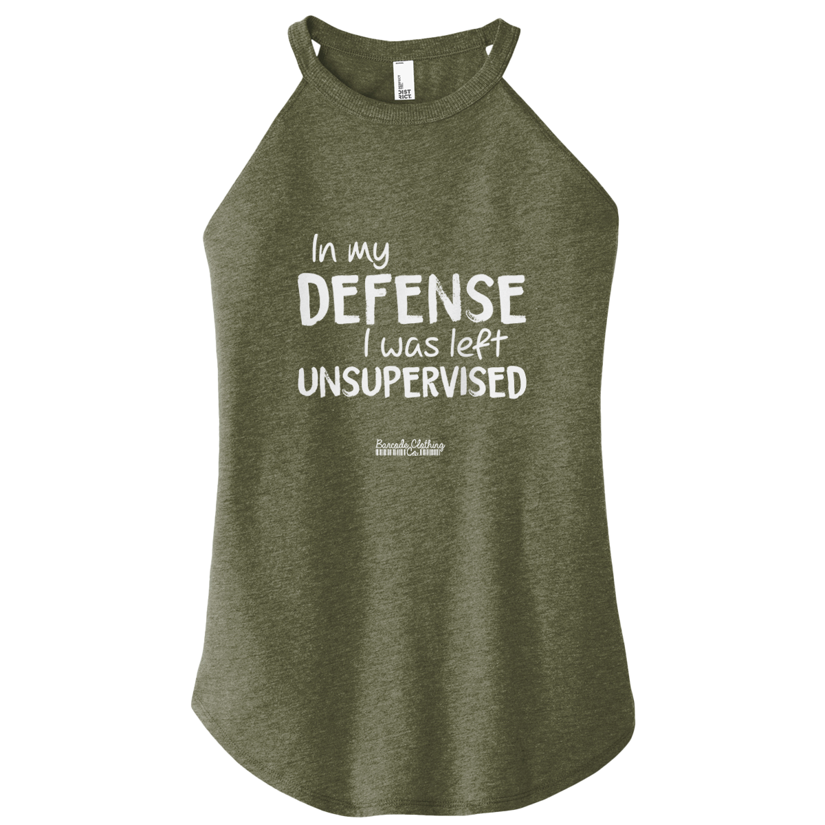 In My Defense Color Rocker Tank – Barcode Clothing Co