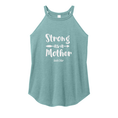 Strong As A Mother Color Rocker Tank