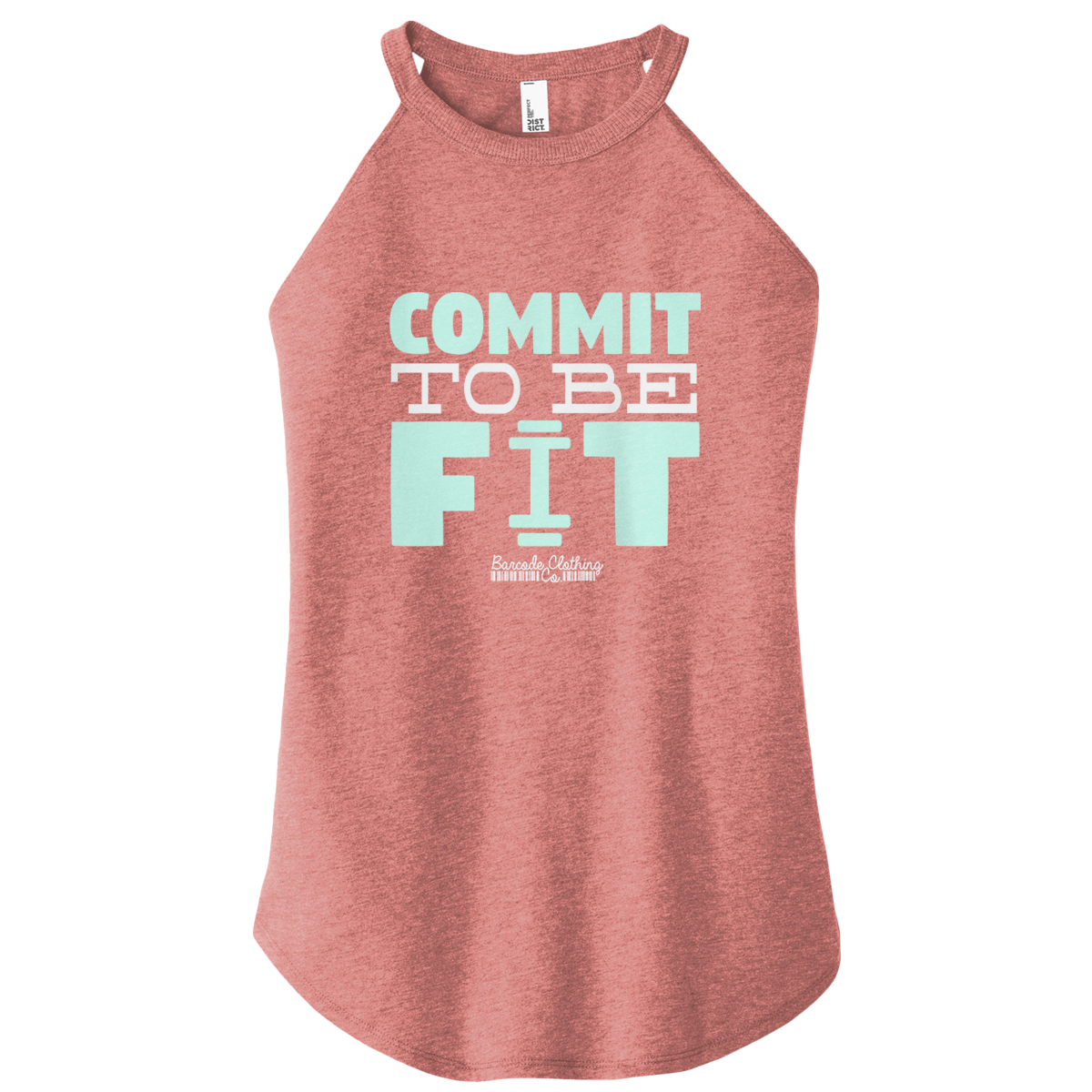 Commit To Be Fit Color Rocker Tank