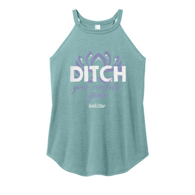 Ditch Comfort Zone Color Rocker Tank