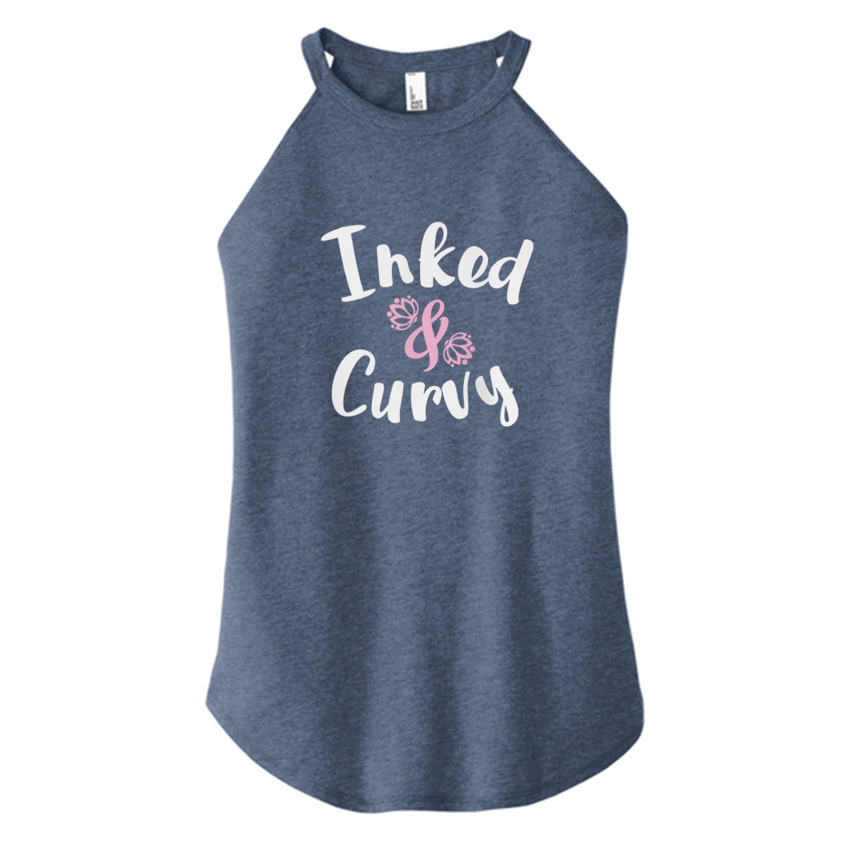 Inked & Curvy Color Rocker Tank