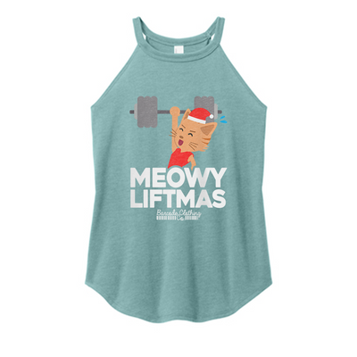 Meowy LIftmas Color Rocker Tank