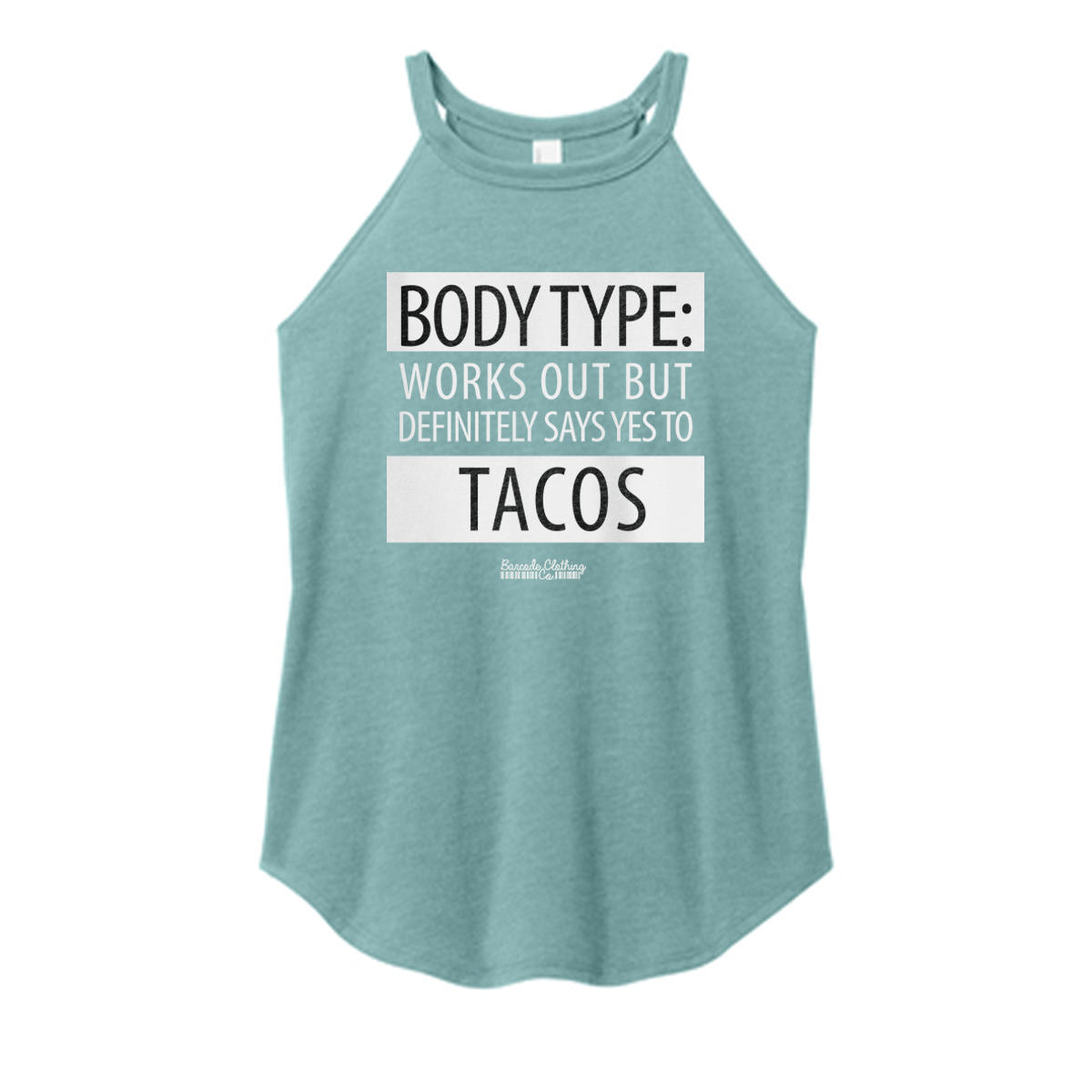 Body Type Tacos Color Rocker Tank