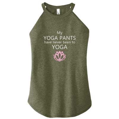 Never Been To Yoga Color Rocker Tank