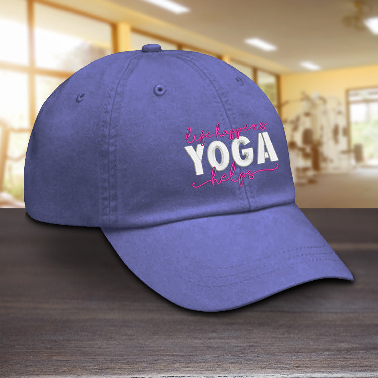 Life Happens Yoga Helps Hat