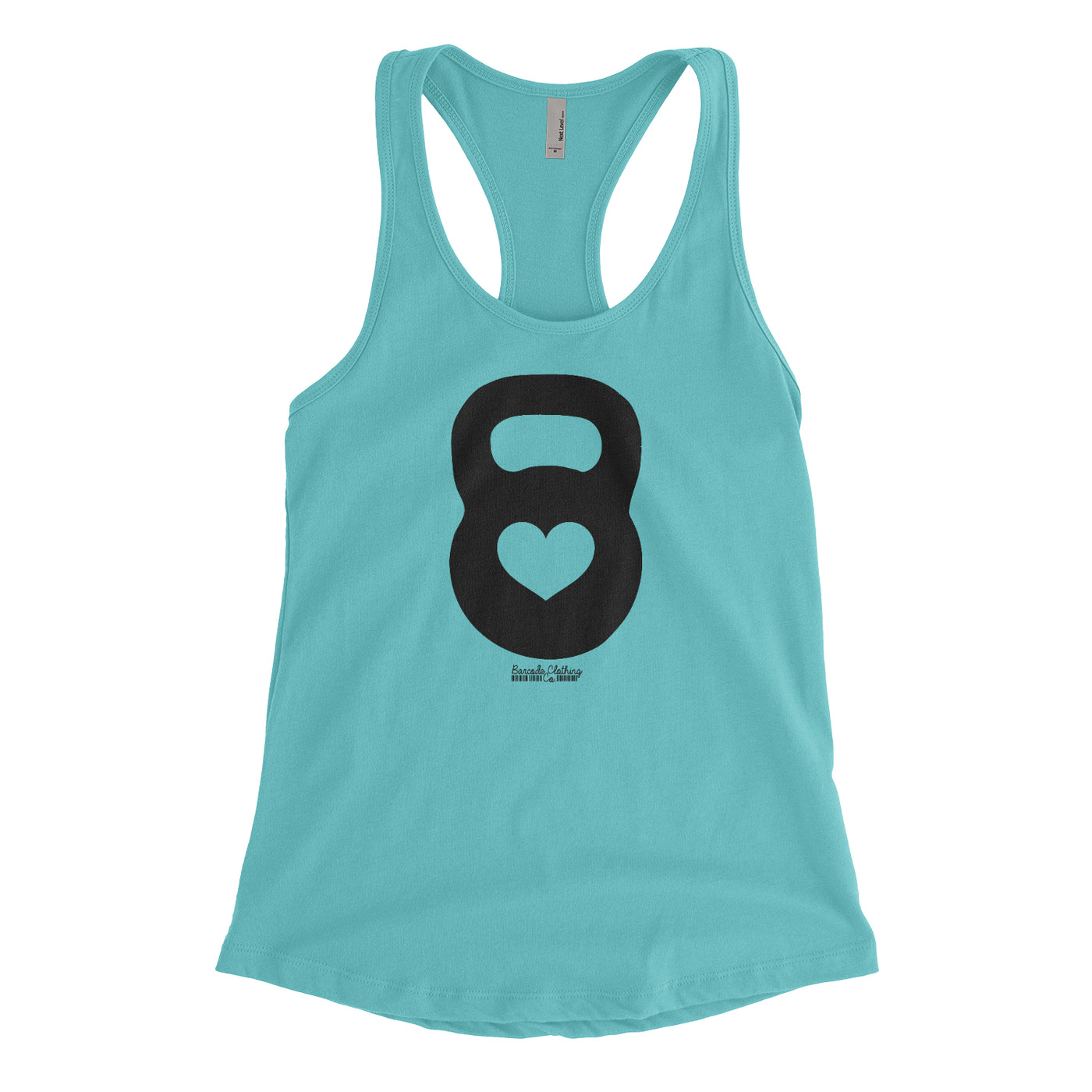 Kettlebell Heart Blacked Out