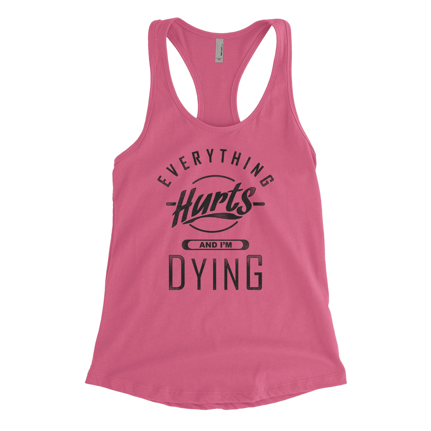 Everything Hurts Blacked Out – Barcode Clothing Co