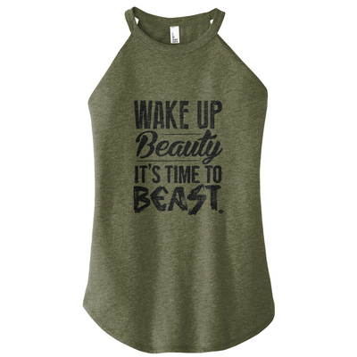 Wake Up Beauty Rocker Tank