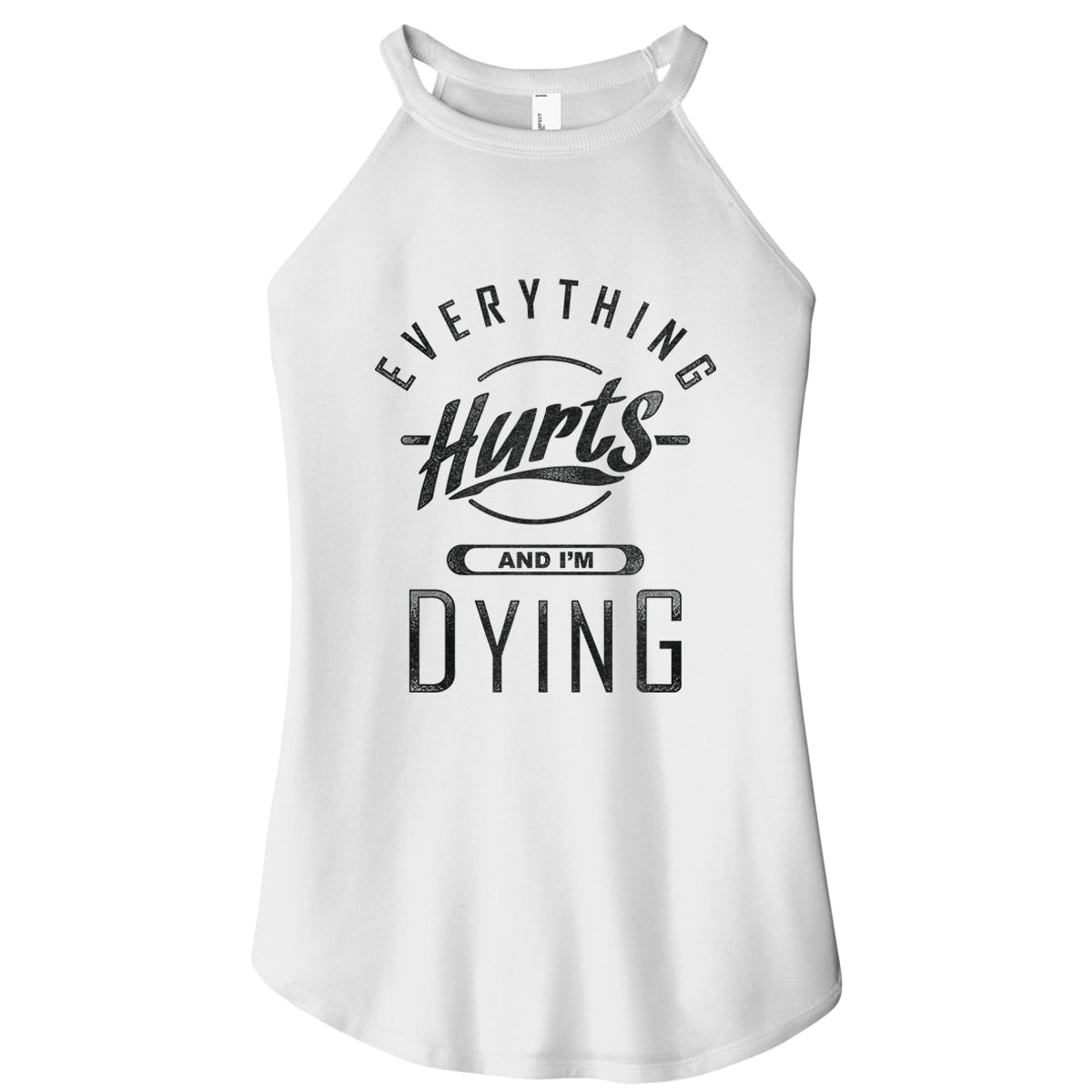 Everything Hurts Rocker Tank – Funny Women's Workout Tank Top | Barcode ...