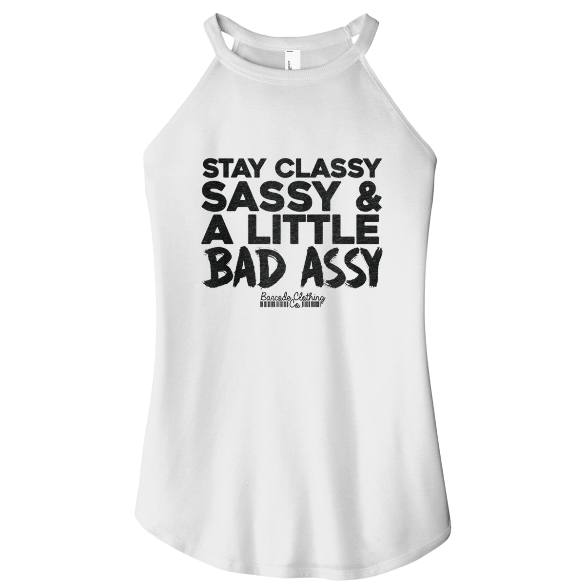 Red Rocker Tank Stay Sassy Classy and A Little Bad Assy Rocker Tank – Barcode Clothing Co