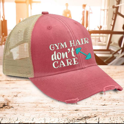 Gym Hair Don't Care Trucker Hat