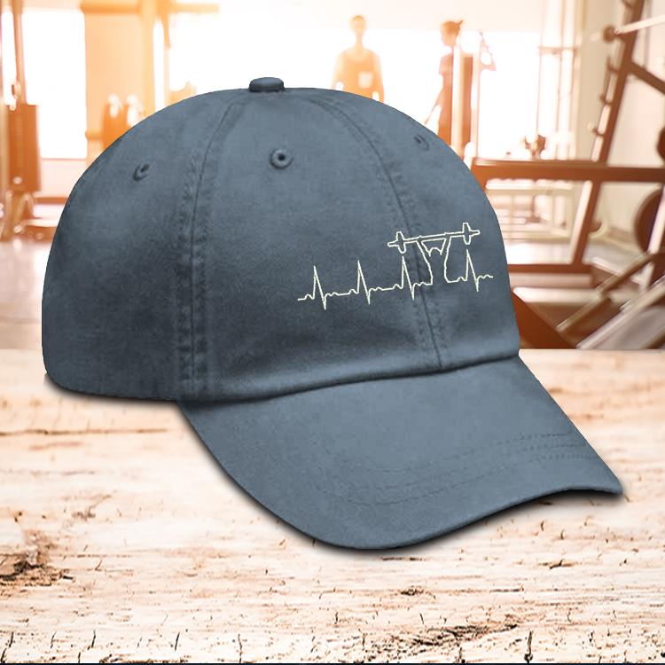 Hat - Barbell Heartbeat Hat